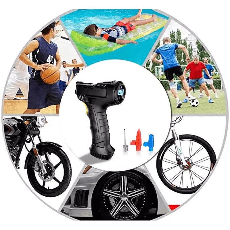 Tire Inflator Portable Air Compressor Cigarette Lighter Charger