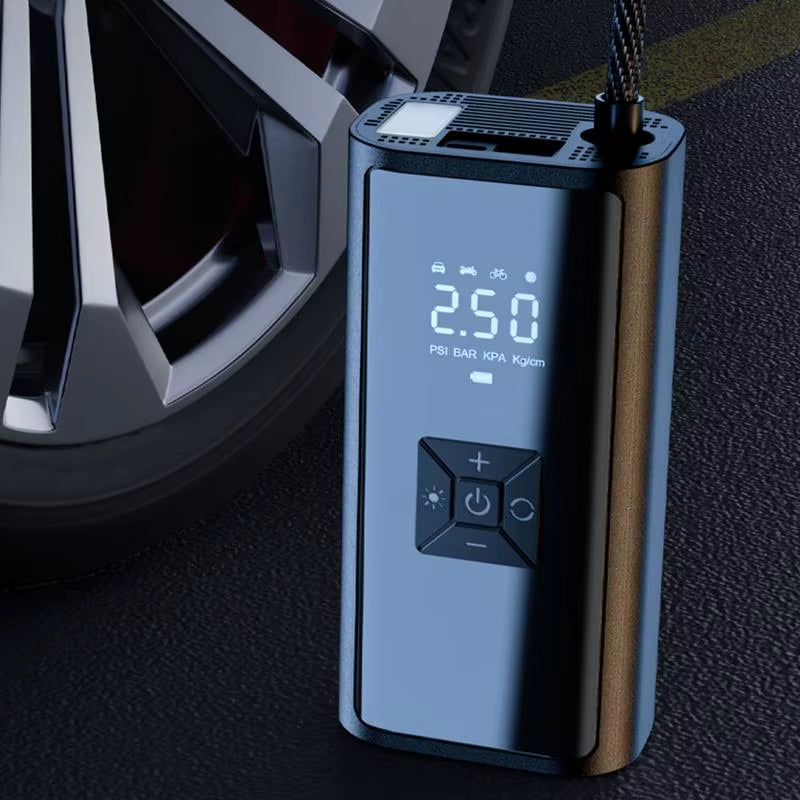 Tire Inflator Portable Air Compressor Digital Display Air Compressor Car Inflatable Pump for Car Tires Cycle Tires